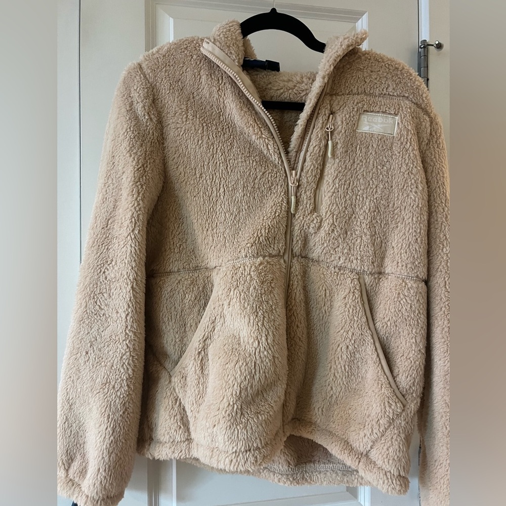 Reebok Cream Sherpa Jacket